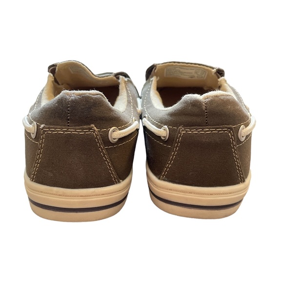 Dexter Comfort Slip-On Loafers, Boat shoes, Men, light brown fabric, Sz 6.5 W NW - Picture 3 of 6